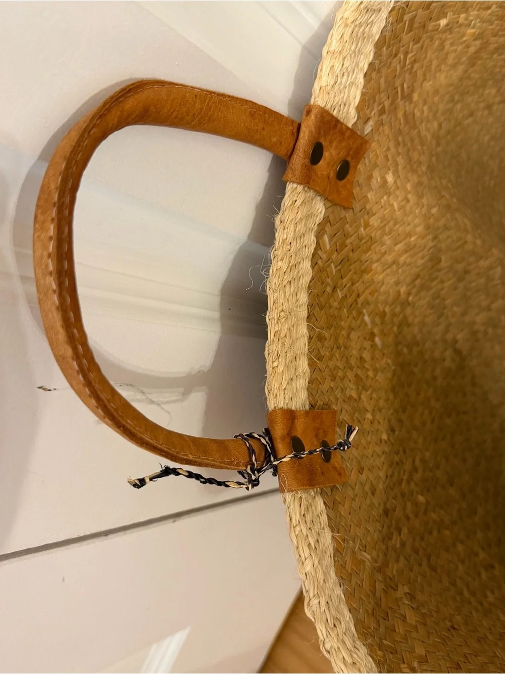 Mar y sol Ibiza Tote 100% woven sisal basket tote - Picture 15 of 16